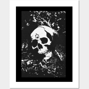 Skull head Posters and Art